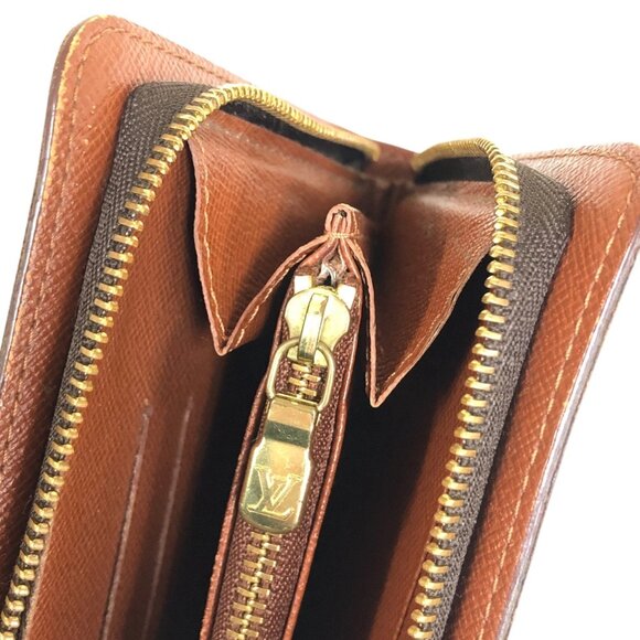 Authentic Louis Vuitton Porte Monnaie Zip Monogram Wallet jp100-120325 - Picture 9 of 16